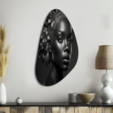 Bohemian Flower Headdress I - Asymmetric Metal Wall Art