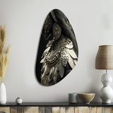 Young Woman With Bohemian Accessories II - Asymmetric Metal Wall Art