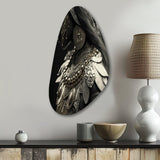 Young Woman With Bohemian Accessories II - Asymmetric Metal Wall Art