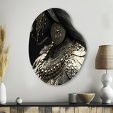 Young Woman With Bohemian Accessories II - Asymmetric Metal Wall Art