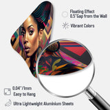 Colorful Hip Hop Street Art I - Asymmetric Metal Wall Art