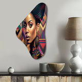 Colorful Hip Hop Street Art I - Asymmetric Metal Wall Art