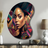 Colorful Hip Hop Street Art I - Asymmetric Metal Wall Art