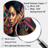 Colorful Hip Hop Street Art I - Asymmetric Metal Wall Art