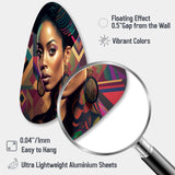 Colorful Hip Hop Street Art I - Asymmetric Metal Wall Art