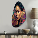 Colorful Hip Hop Street Art I - Asymmetric Metal Wall Art