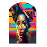 Colorful Hip Hop Street Art II - Asymmetric Metal Wall Art