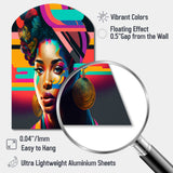 Colorful Hip Hop Street Art II - Asymmetric Metal Wall Art