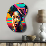 Colorful Hip Hop Street Art II - Asymmetric Metal Wall Art