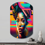 Colorful Hip Hop Street Art II - Asymmetric Metal Wall Art