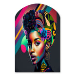 Colorful Hip Hop Street Art IV - Asymmetric Metal Wall Art