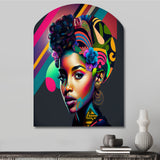 Colorful Hip Hop Street Art IV - Asymmetric Metal Wall Art