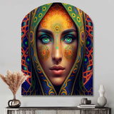 Portrait Of A Persian Beauty VI - Asymmetric Metal Wall Art