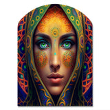 Portrait Of A Persian Beauty VI - Asymmetric Metal Wall Art