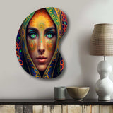 Portrait Of A Persian Beauty VI - Asymmetric Metal Wall Art