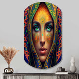 Portrait Of A Persian Beauty VI - Asymmetric Metal Wall Art