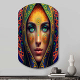 Portrait Of A Persian Beauty VI - Asymmetric Metal Wall Art