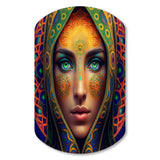 Portrait Of A Persian Beauty VI - Asymmetric Metal Wall Art