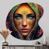 Portrait Of A Persian Beauty VI - Asymmetric Metal Wall Art