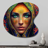 Portrait Of A Persian Beauty VI - Asymmetric Metal Wall Art