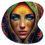 Portrait Of A Persian Beauty VI - Asymmetric Metal Wall Art