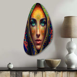 Portrait Of A Persian Beauty VI - Asymmetric Metal Wall Art