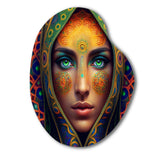 Portrait Of A Persian Beauty VI - Asymmetric Metal Wall Art