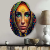 Portrait Of A Persian Beauty VI - Asymmetric Metal Wall Art