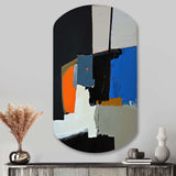 Touched By Orange I - Asymmetric Metal Wall Art