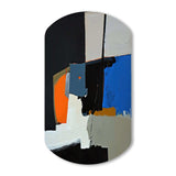 Touched By Orange I - Asymmetric Metal Wall Art