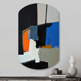 Touched By Orange I - Asymmetric Metal Wall Art