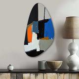 Touched By Orange I - Asymmetric Metal Wall Art