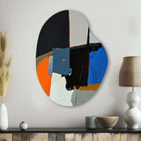 Touched By Orange I - Asymmetric Metal Wall Art