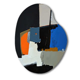 Touched By Orange I - Asymmetric Metal Wall Art