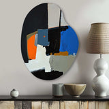 Touched By Orange I - Asymmetric Metal Wall Art