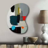 Touched By Orange II - Asymmetric Metal Wall Art