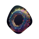 Neon Spirited Eternity - Asymmetric Metal Wall Art