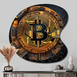 Bitcoin Crypto Seal - Asymmetric Metal Wall Art