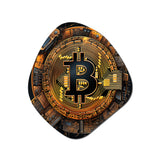 Bitcoin Crypto Seal - Asymmetric Metal Wall Art