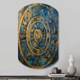 The Great Mystery Vintage Mandala Illustration - Asymmetric Metal Wall Art