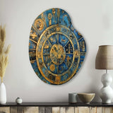 The Great Mystery Vintage Mandala Illustration - Asymmetric Metal Wall Art