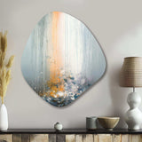 Early Morning Sunset Abstract Landscape - Asymmetric Metal Wall Art