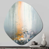 Early Morning Sunset Abstract Landscape - Asymmetric Metal Wall Art