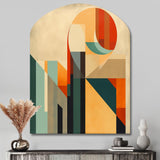 Full Moon Symphony Midcentury Abstract I - Asymmetric Metal Wall Art