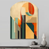 Full Moon Symphony Midcentury Abstract I - Asymmetric Metal Wall Art