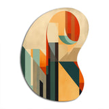 Full Moon Symphony Midcentury Abstract I - Asymmetric Metal Wall Art