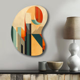 Full Moon Symphony Midcentury Abstract I - Asymmetric Metal Wall Art