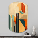 Full Moon Symphony Midcentury Abstract I - Asymmetric Metal Wall Art