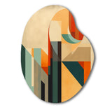 Full Moon Symphony Midcentury Abstract I - Asymmetric Metal Wall Art