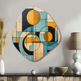 Serendipity Abstract Mid-Century Geometrics - Asymmetric Metal Wall Art